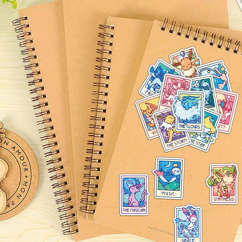 90/180PCS Pokémon Kawaii  DIY  - đánh giá và giá Sticker Luggage Decorative