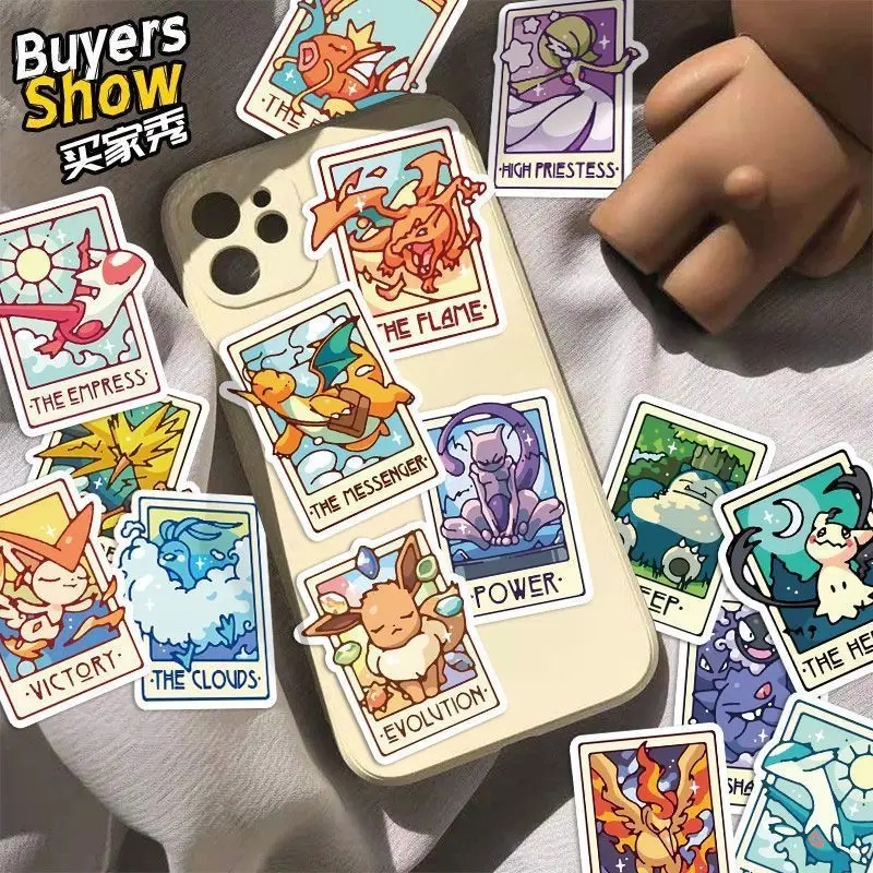 90/180PCS Pokémon Kawaii  DIY  - đánh giá và giá Sticker Luggage Decorative