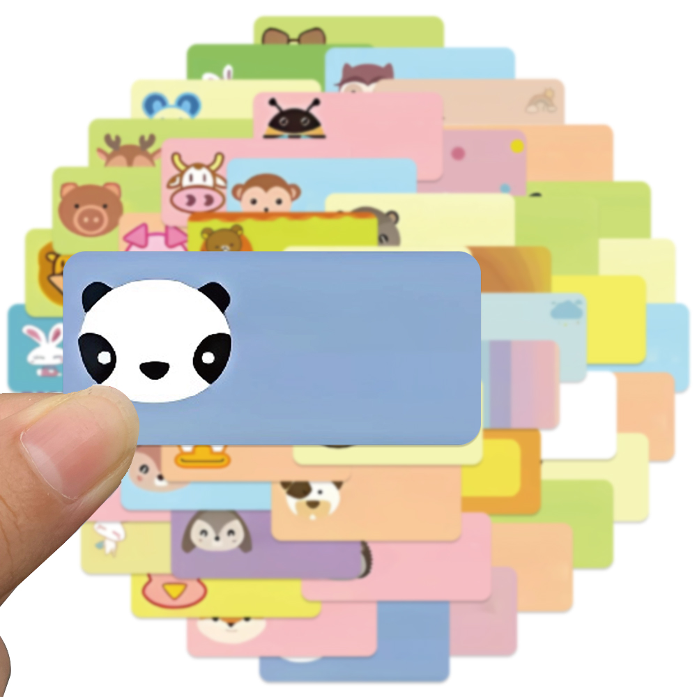 50pcs Cartoon Name Sticker Cut - đánh giá và giá Sticker Luggage Decorative