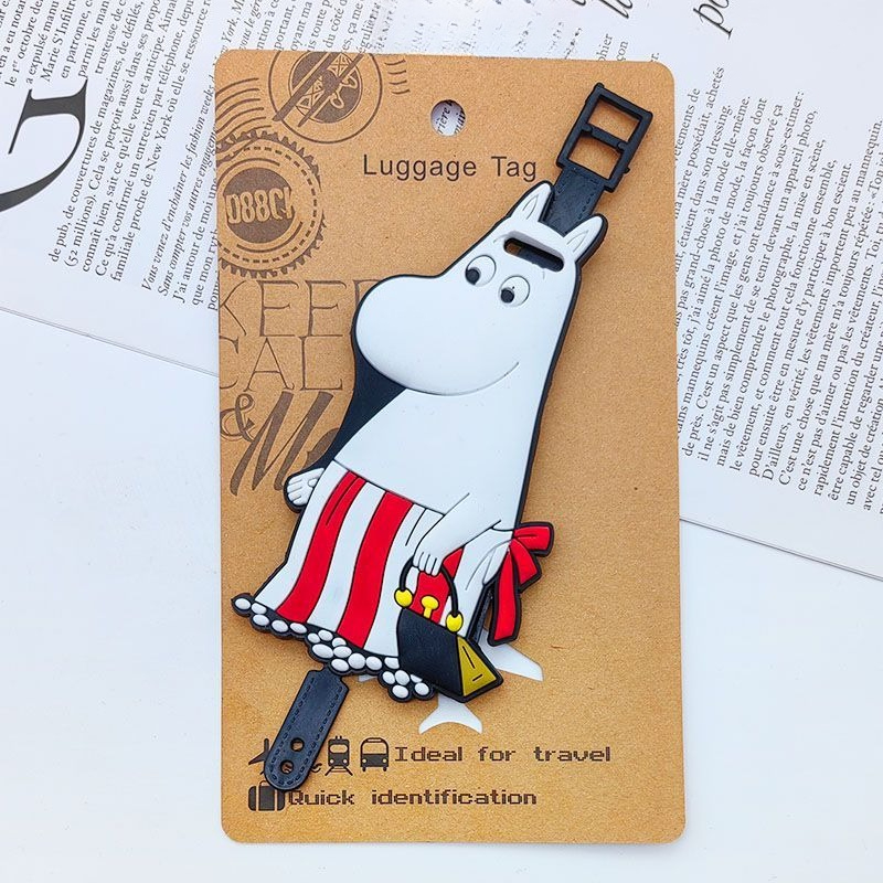 New Moomin luggage tag pendant - đánh giá và giá Travel Accessories Unique