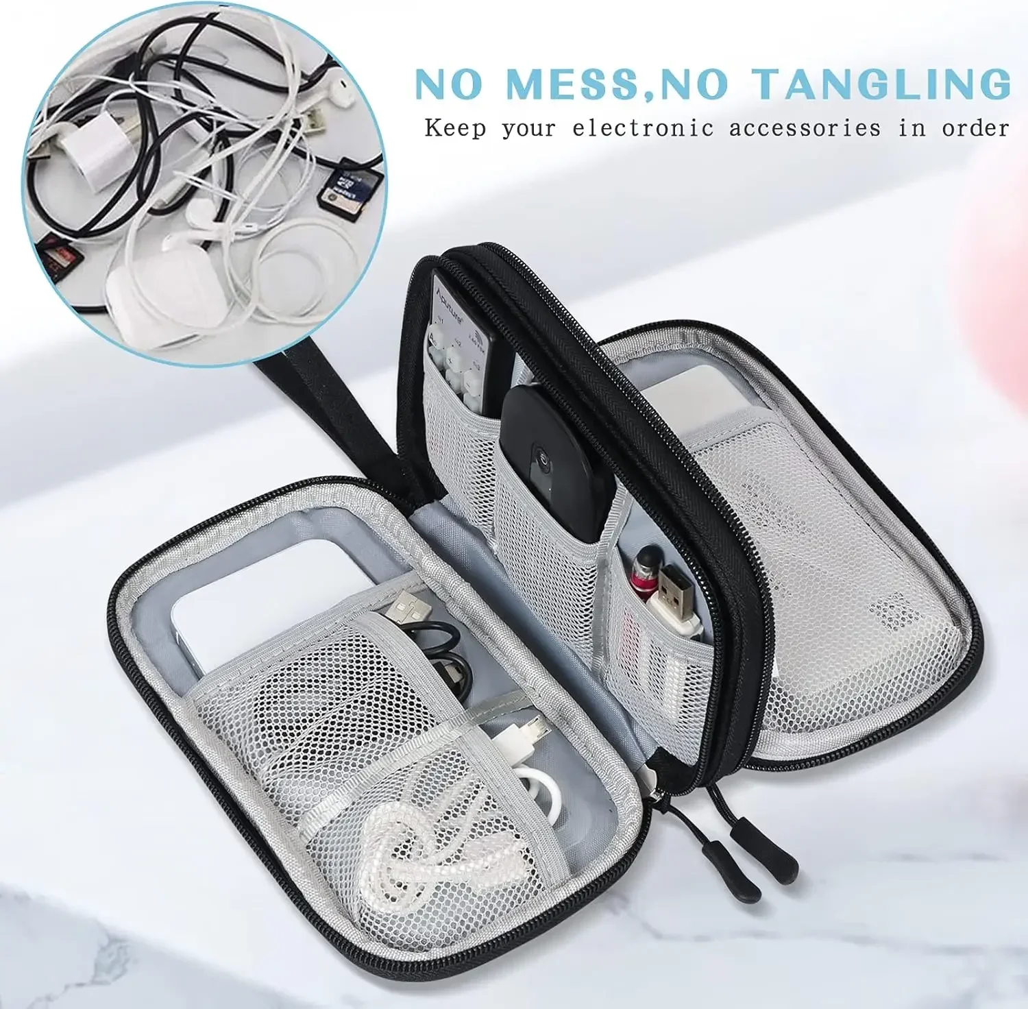 Travel Cable Bag Portable Digi - đánh giá và giá Travel Accessories Tech