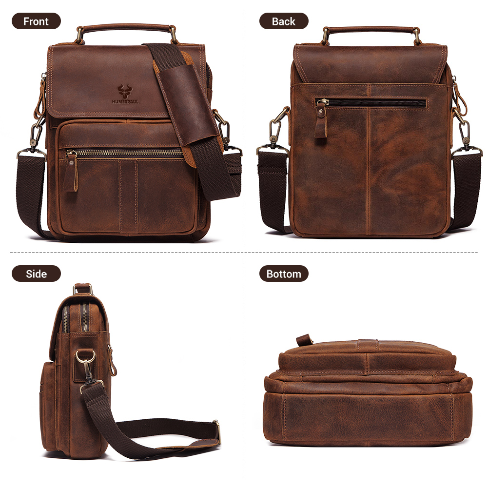 HUMERPAUL Genuine Leather Men' - đánh giá và giá Travel Accessories Tech