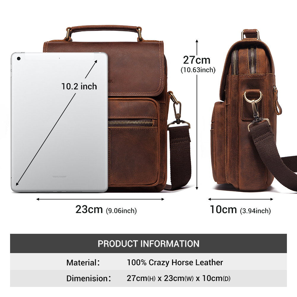 HUMERPAUL Genuine Leather Men' - đánh giá và giá Travel Accessories Tech