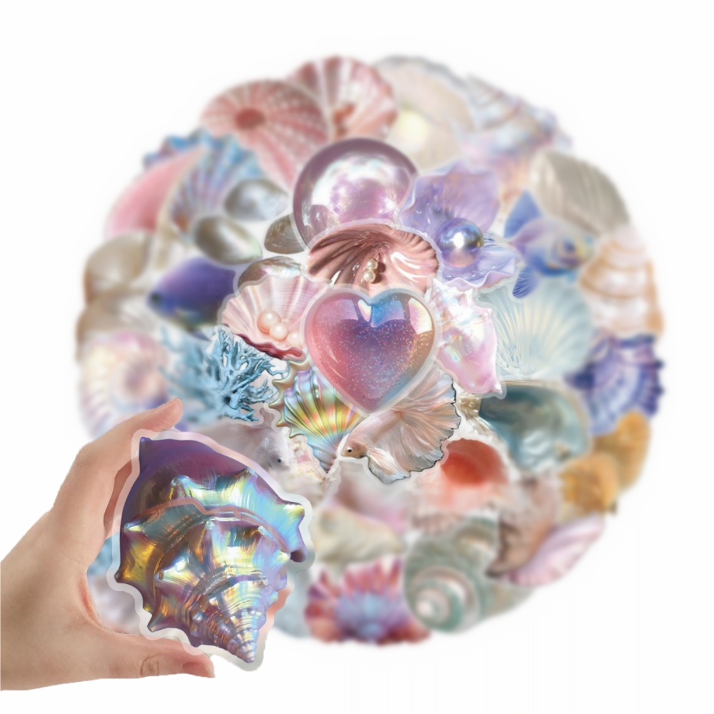 50pcs Cartoon Shell Graffiti S - đánh giá và giá Sticker Luggage Decorative