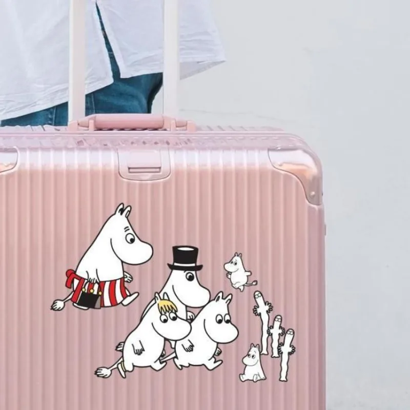 Moomined Cute Cartoon Decorati - đánh giá và giá Sticker Luggage Decorative